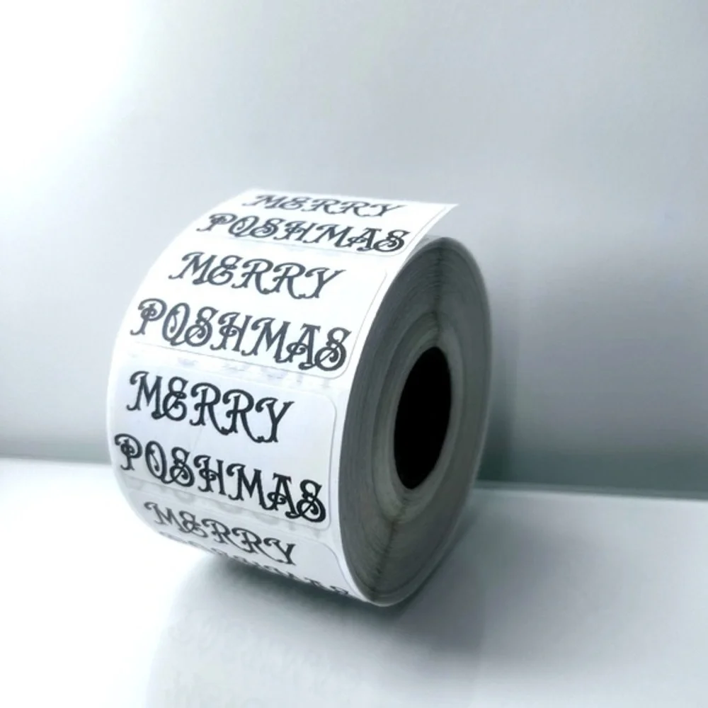 Pack of 100 stickers |Poshmark stickers Christmas stickers Packaging Su… - Picture 2 of 4